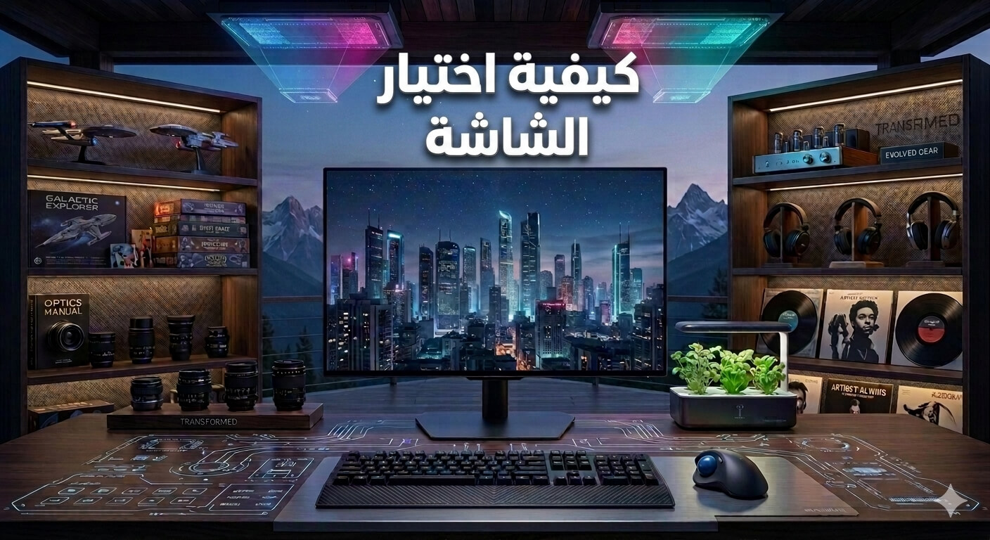 كيفية اختيار الشاشة