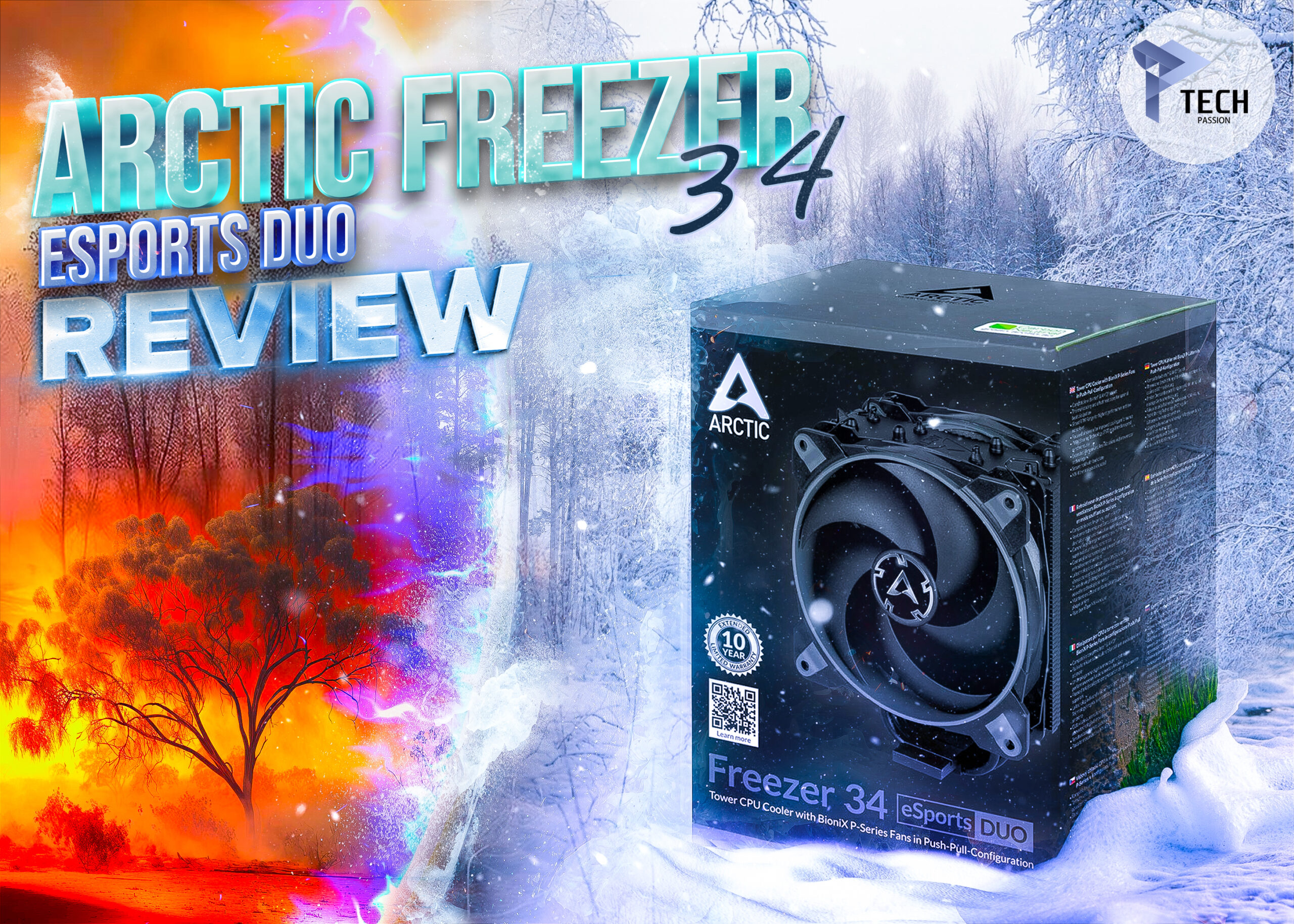 مراجعة المبرد الهوائي Arctic Freezer 34 eSports DUO
